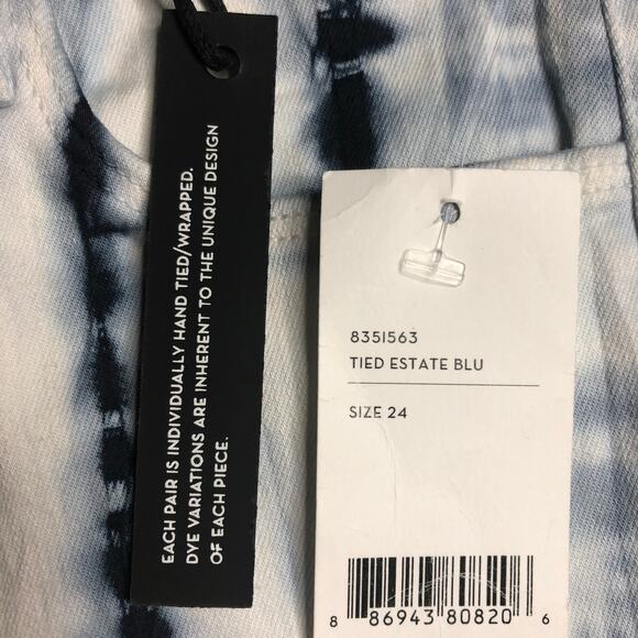 J Brand Photo Ready Tied Estate Blu Skinny Capri - Size 24 - Picture 13 of 15